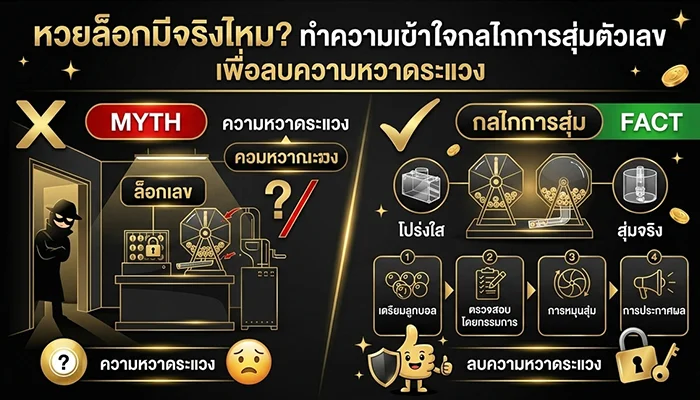 หวยล็อกมีจริงไหม? ทำความเข้าใจกลไกการสุ่มตัวเลข เพื่อลบความหวาดระแวง